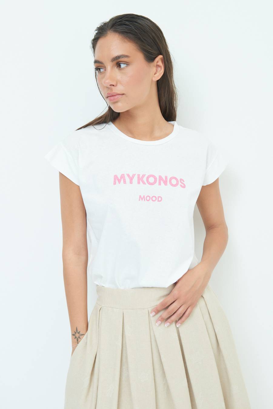 Kikisix T-SHIRT ''MYKONOS'' BUBBLE Economico