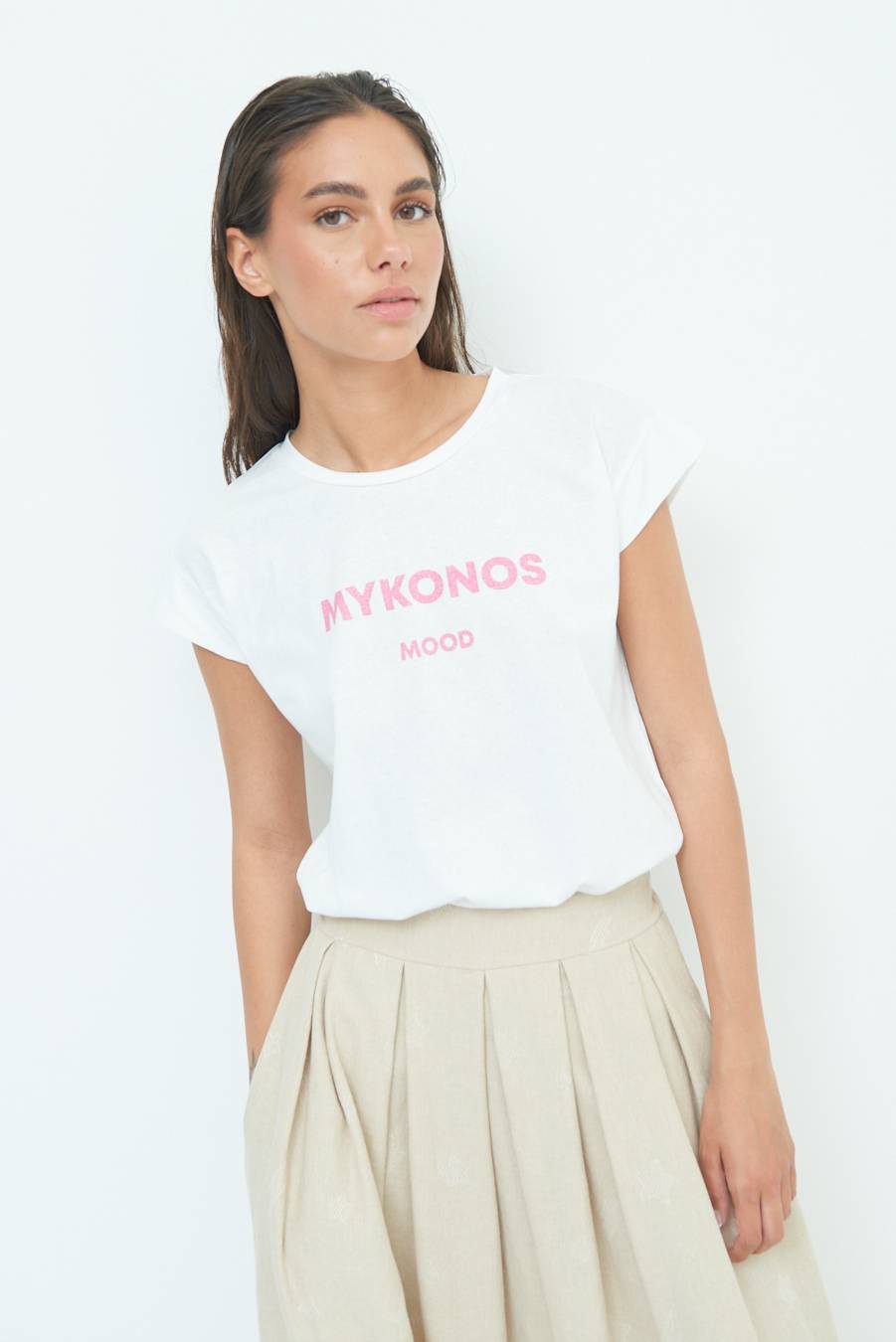 Kikisix T-SHIRT ''MYKONOS'' BUBBLE Economico