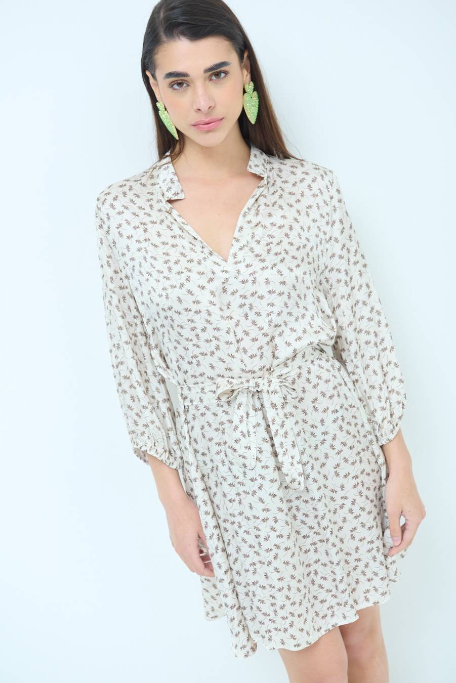 Kikisix ABITINO MICRO FANTASIA BEIGE Qualità Garantita