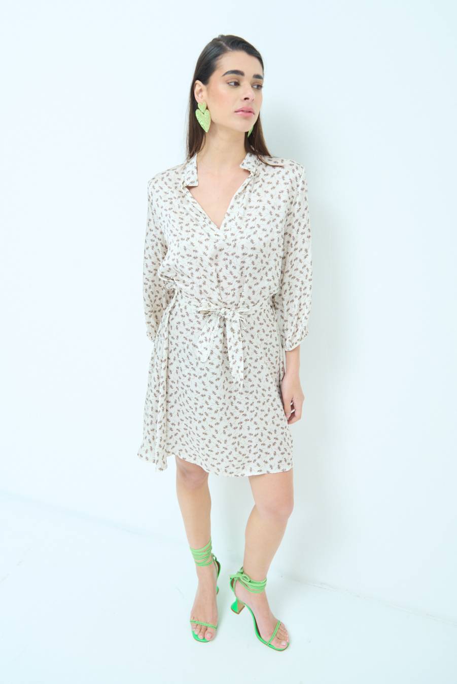 Kikisix ABITINO MICRO FANTASIA BEIGE Qualità Garantita
