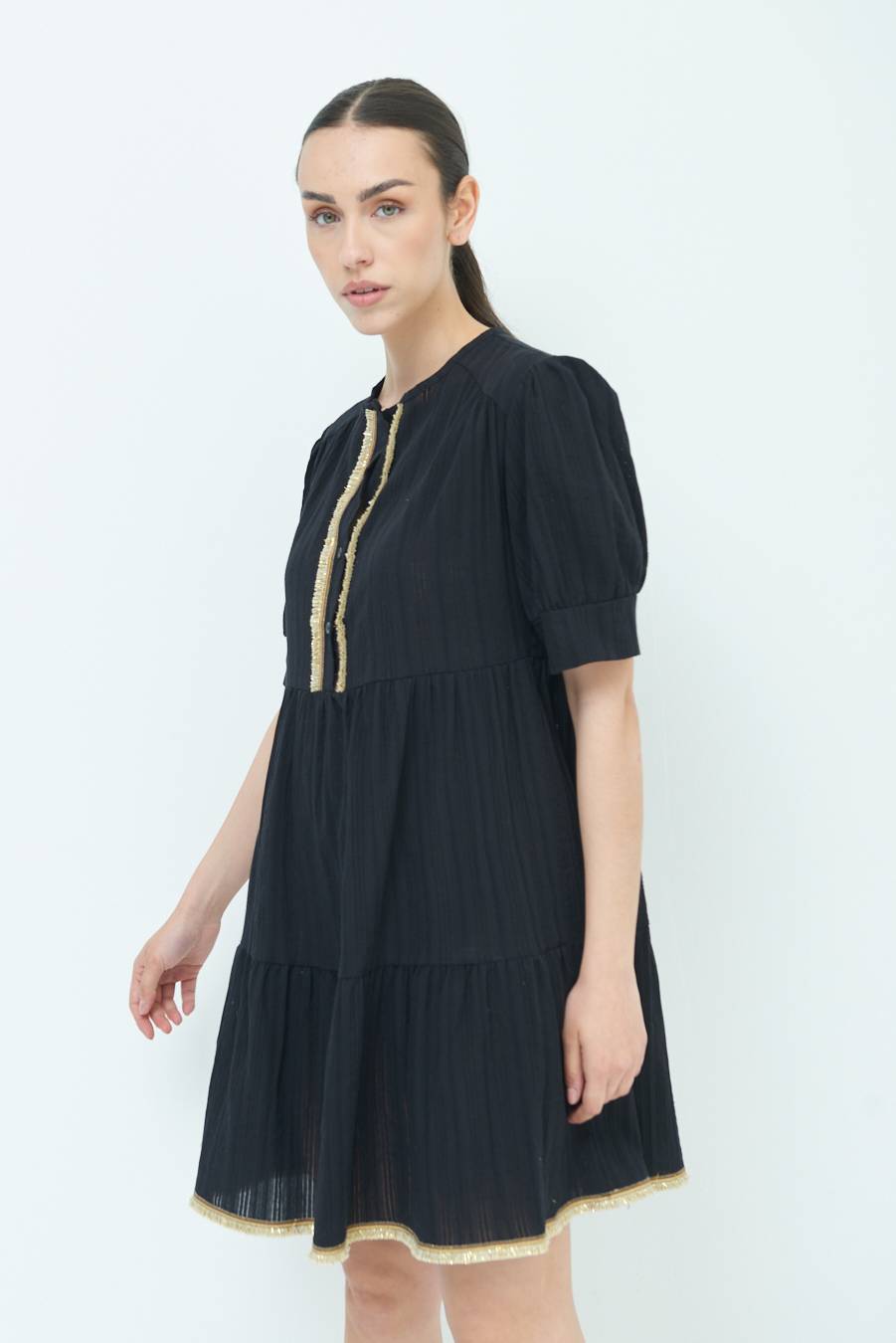 Kikisix ABITINO CON INSERTO ORO NERO Promozione Limitata
