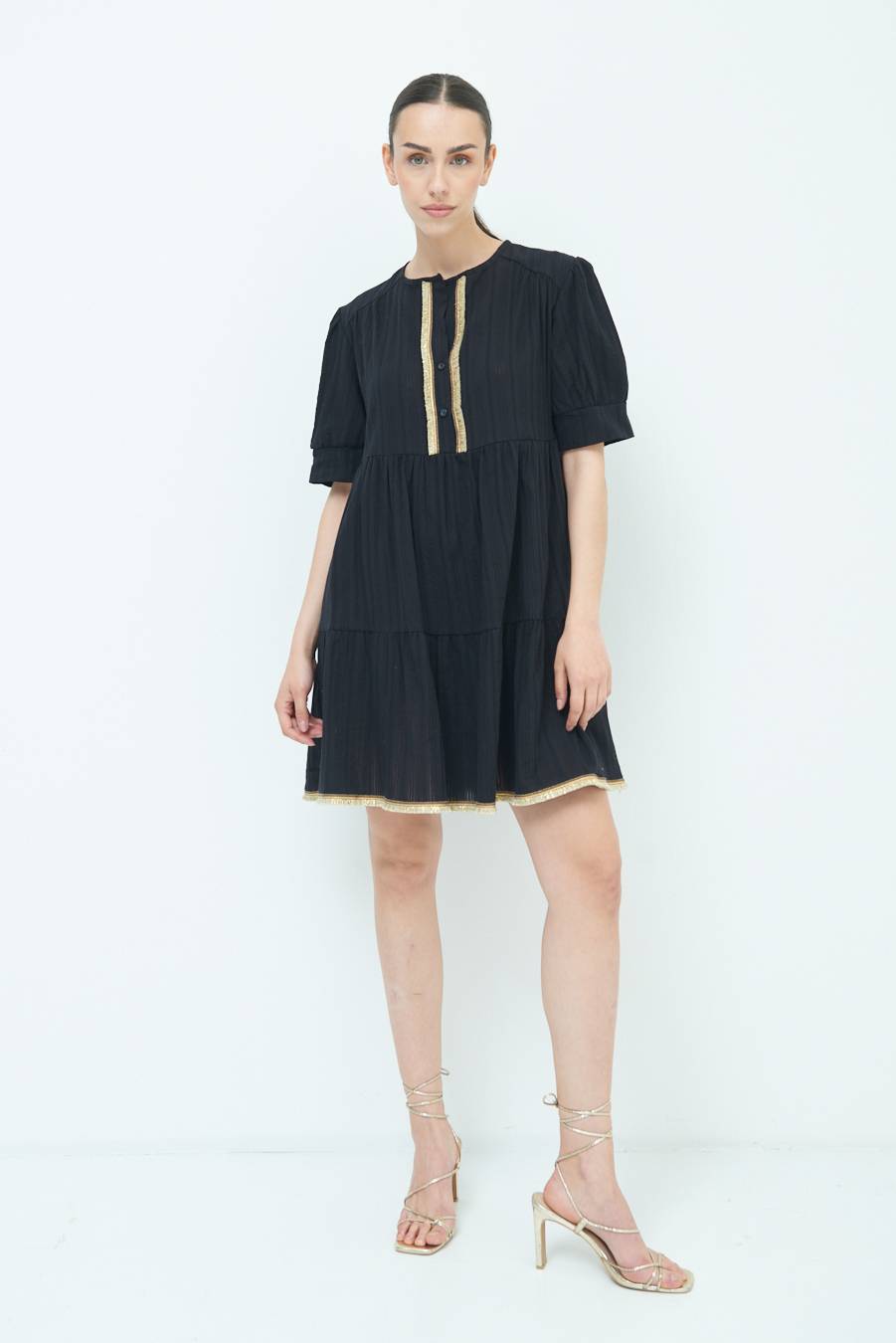Kikisix ABITINO CON INSERTO ORO NERO Promozione Limitata