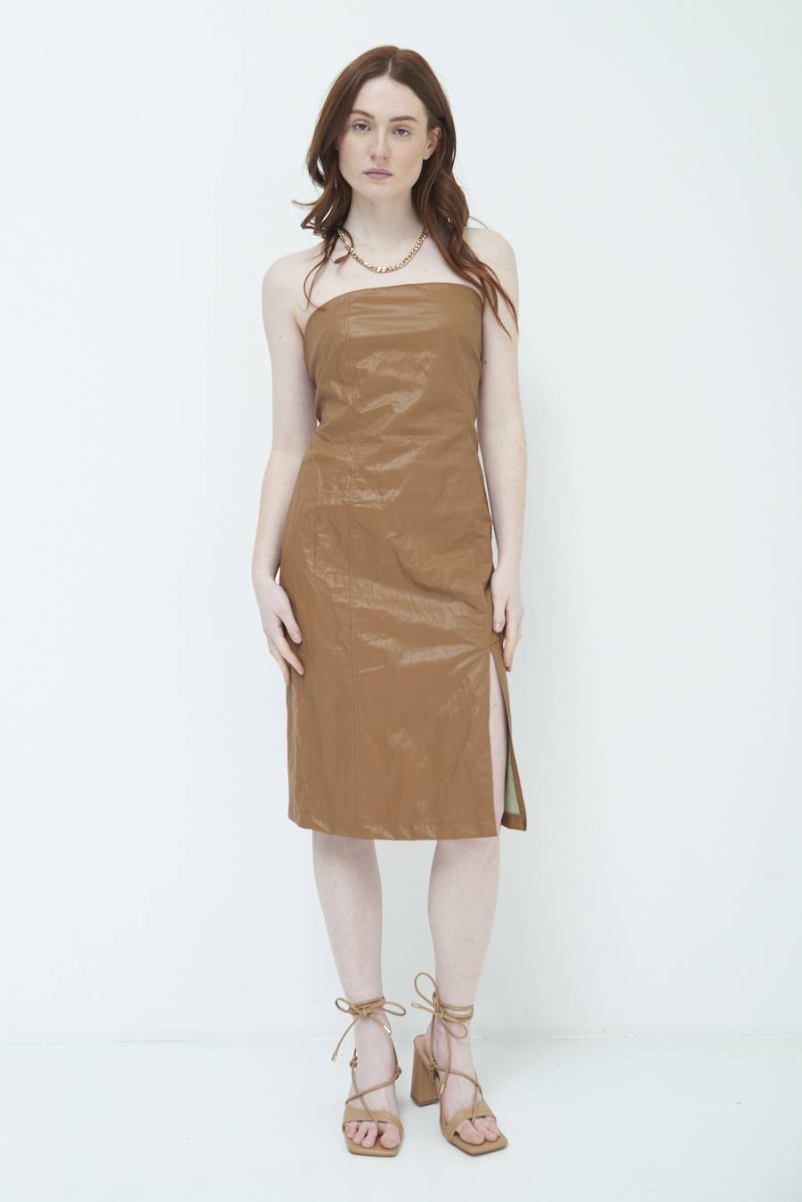 Kikisix ABITO TUBINO BEIGE Discount Store per i nuovi prodotti