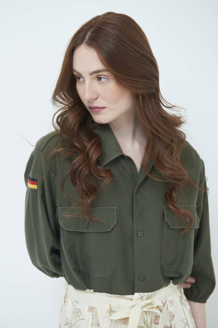 Kikisix ABITO GONNA FANTASIA VINTAGE BEIGE Soddisfazione Garantita