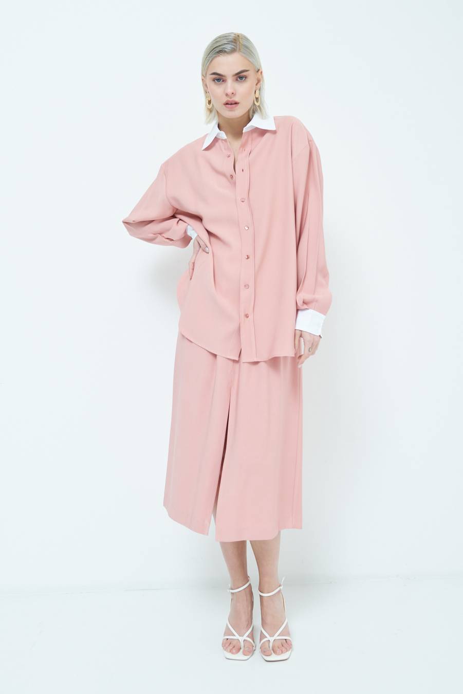 Kikisix CAMICIA COLLETTO B.CO CIPRIA Vendite Flash