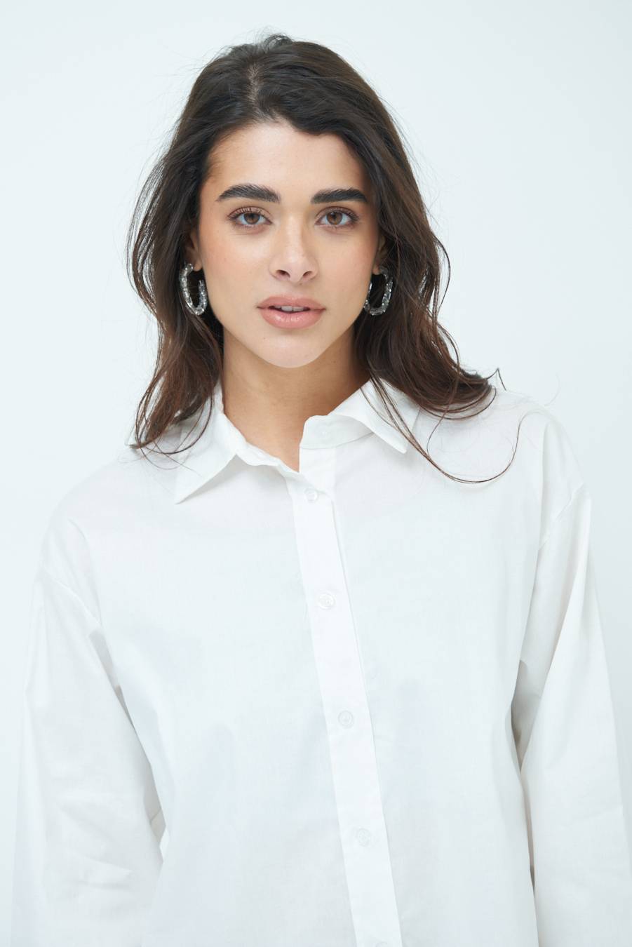 Kikisix CAMICIA MANICA AMPIA BIANCO Offerta speciale