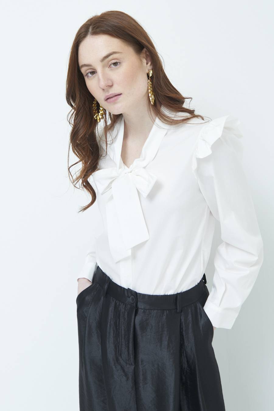 Kikisix CAMICIA NODO DAV. BURRO Vendite stagionali