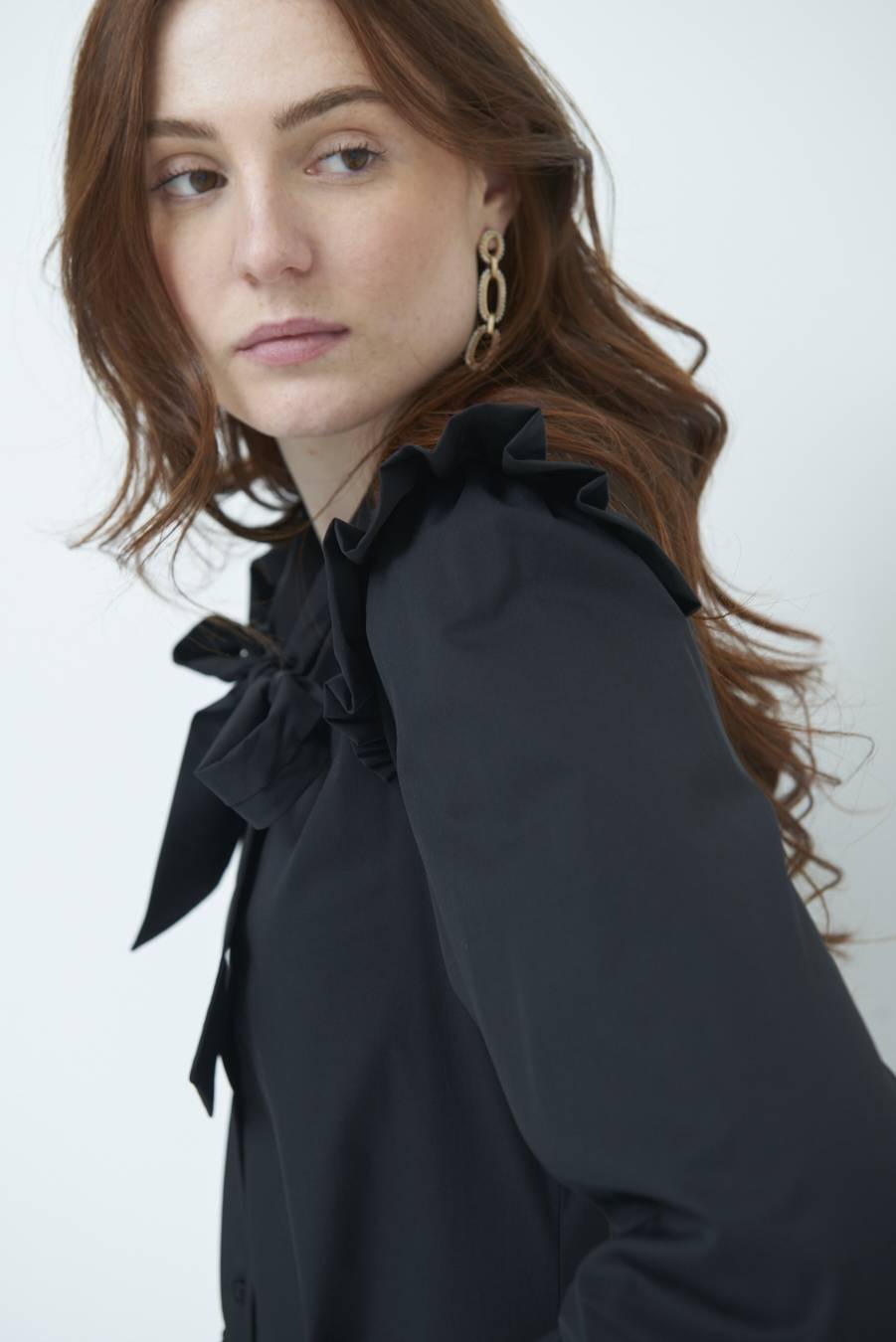 Kikisix CAMICIA NODO DAV. NERO Black Friday