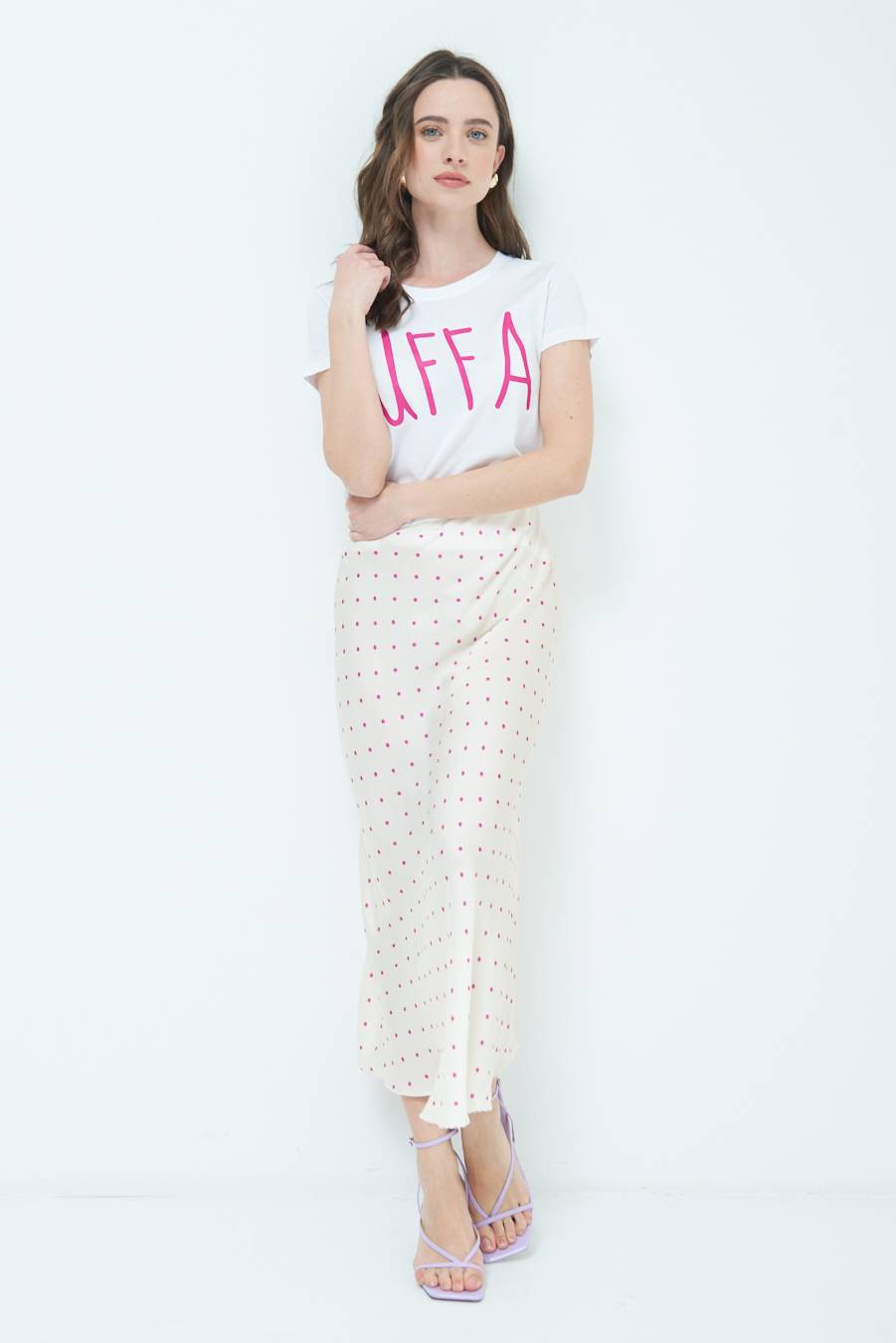 Kikisix GONNA POIS RASO PRUGNA Offerta settimanale