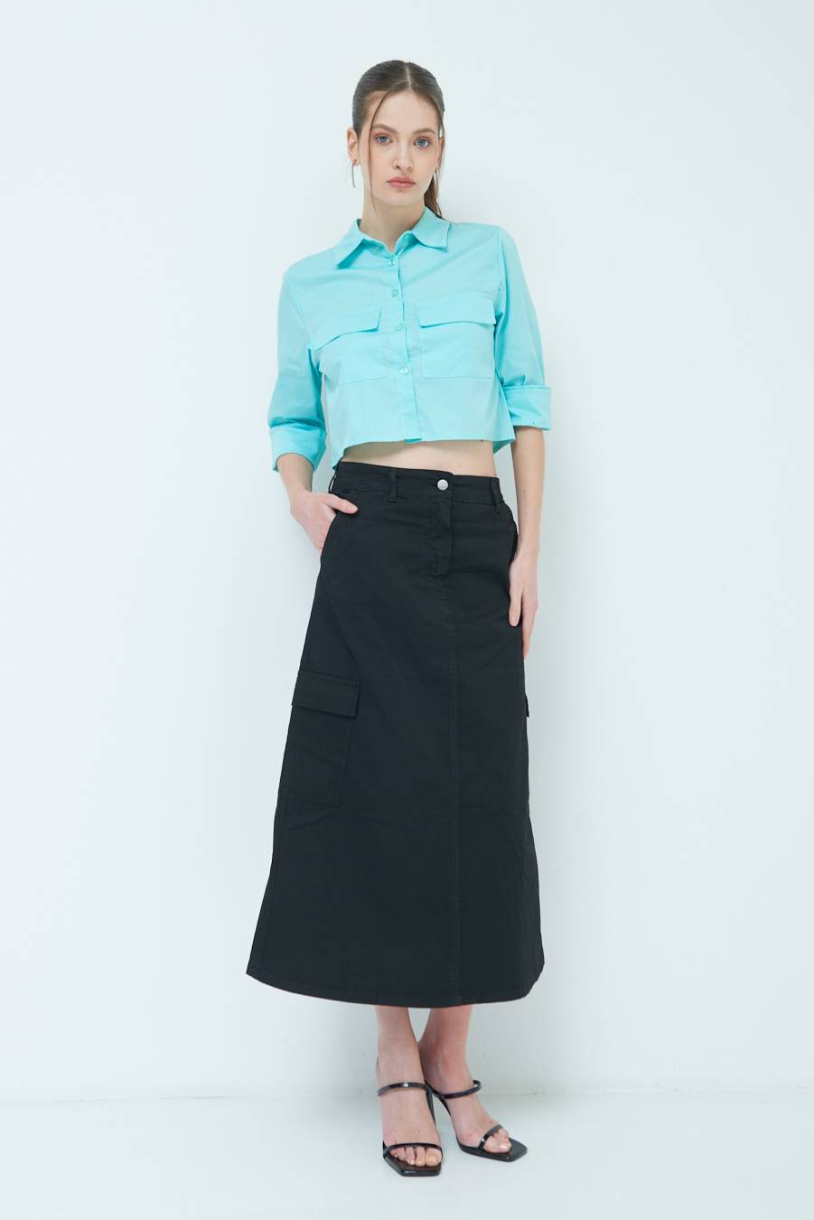 Kikisix GONNA CON TASCONI NERO