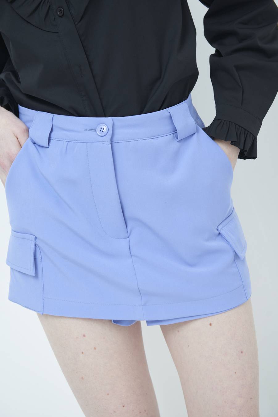 Kikisix PANTAGONNA CARGO CADI INDACO Trasporto libero internazionale