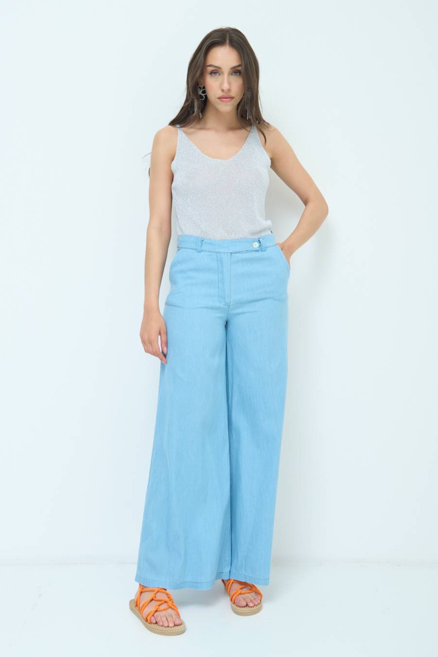 Kikisix PANTA ZAMPA MAXI BLU CHIARO Presa