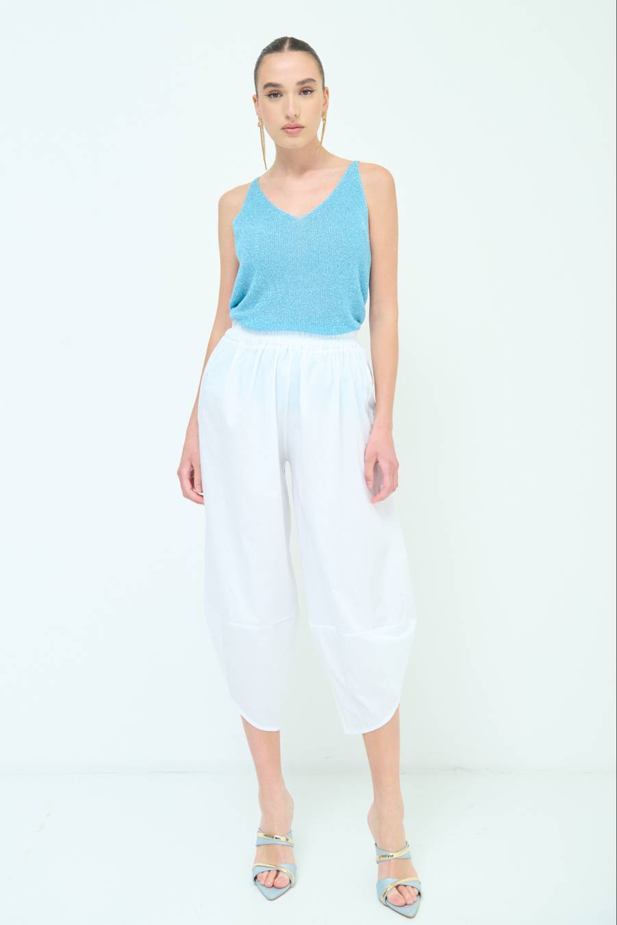 Kikisix PANTALONE OVER BIANCO Hotsell