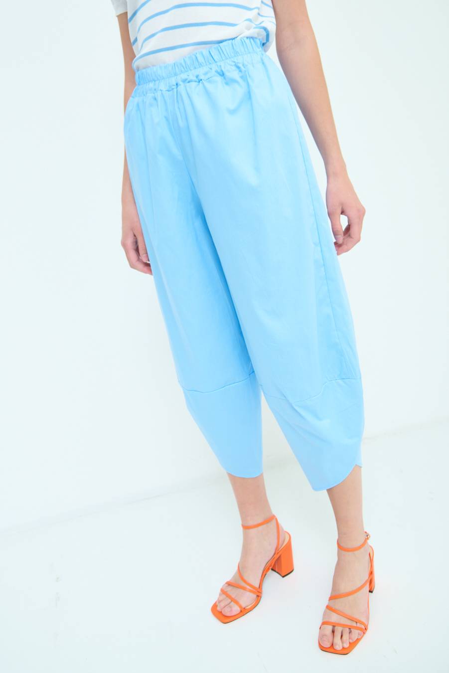 Kikisix PANTALONE OVER AZZURRO Vendita Calda