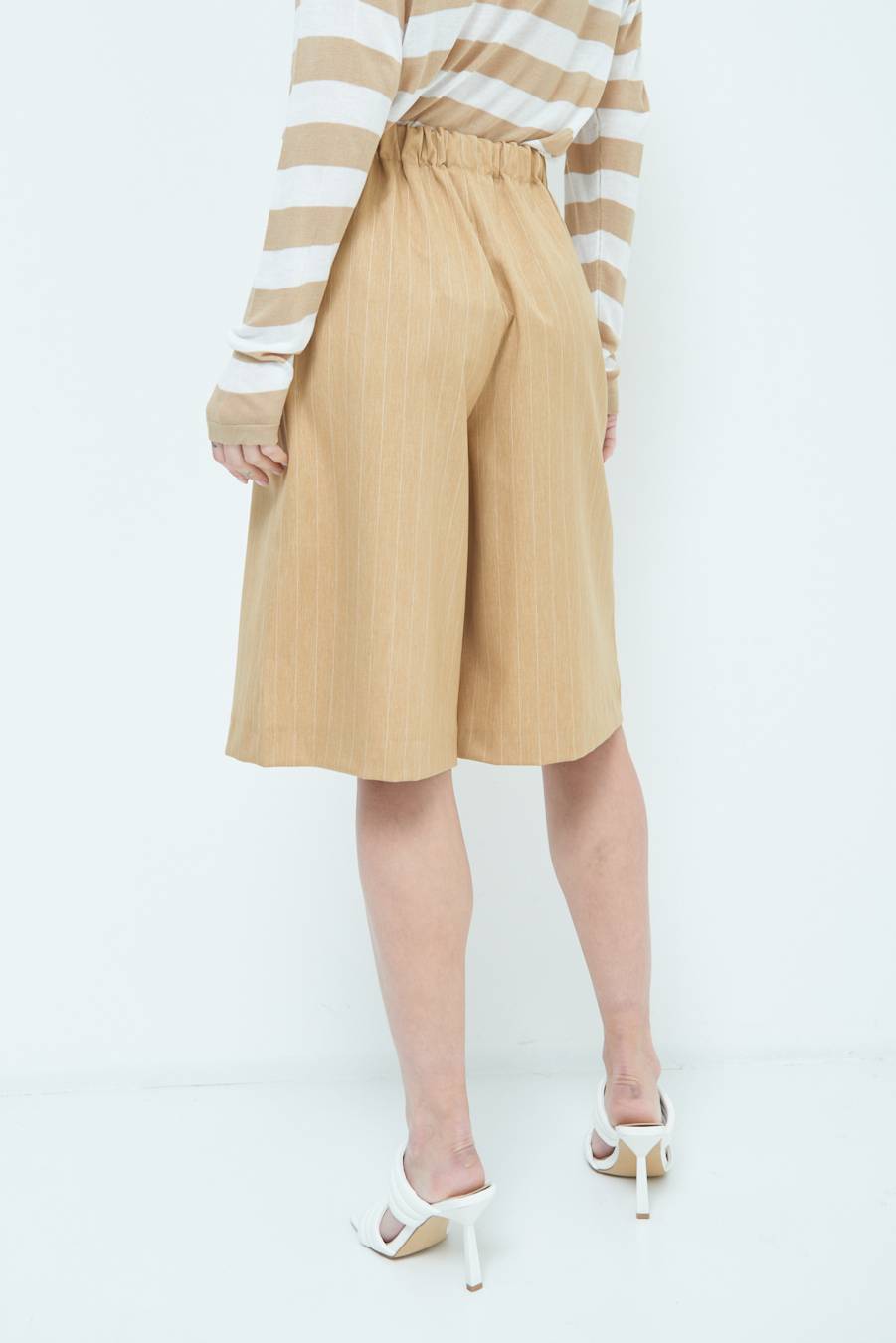 Kikisix PANTA GONNA 3/4 CAMMELLO Negozio online di fabbrica