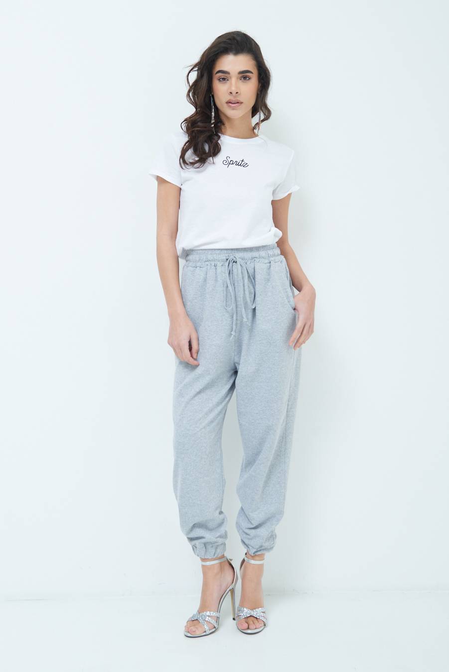 Kikisix PANTALONE TUTA GRIGIO Vendite stagionali