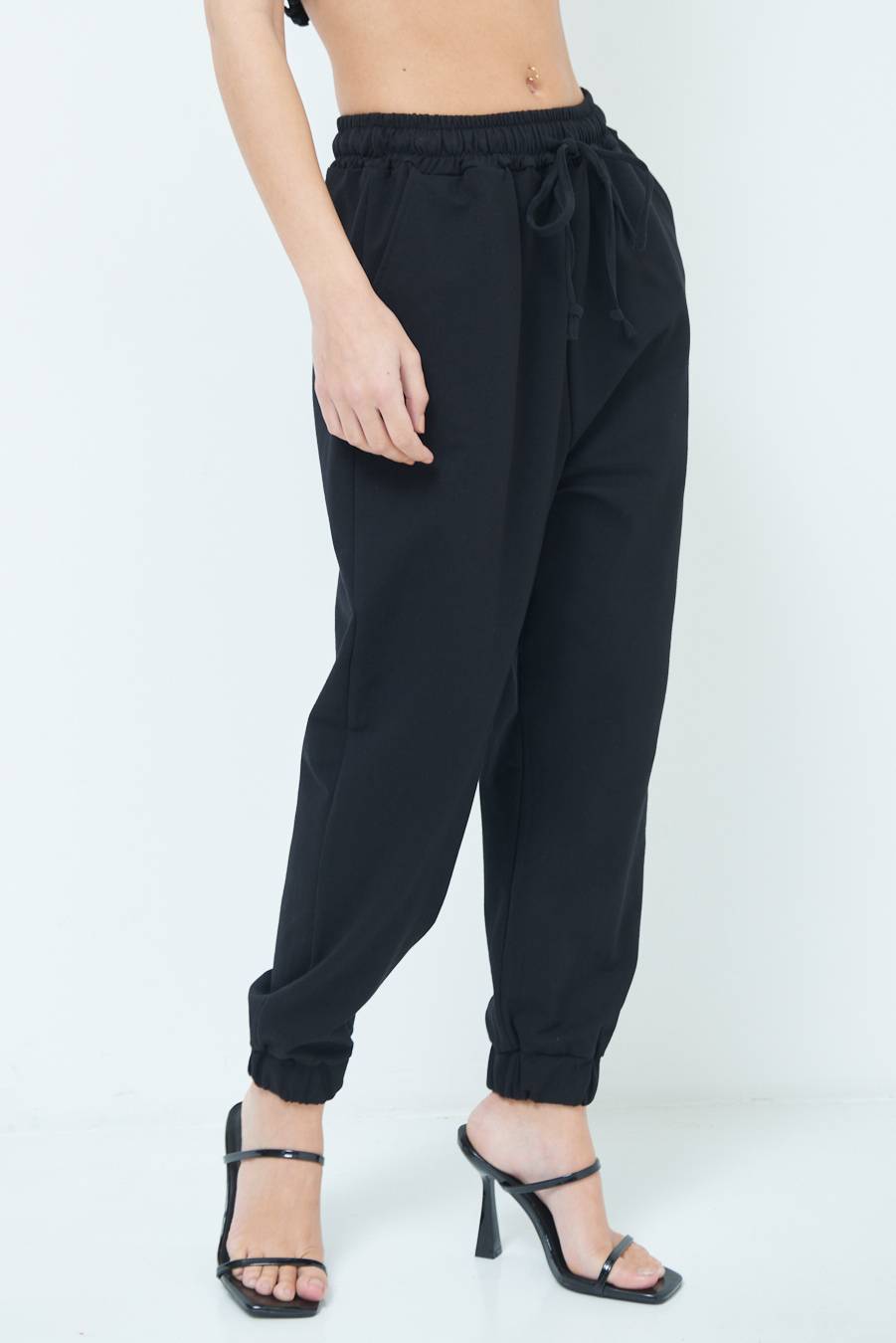 Kikisix PANTALONE TUTA NERO Black Friday