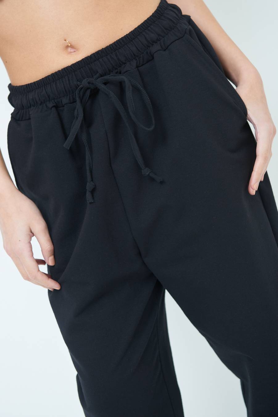 Kikisix PANTALONE TUTA NERO Black Friday