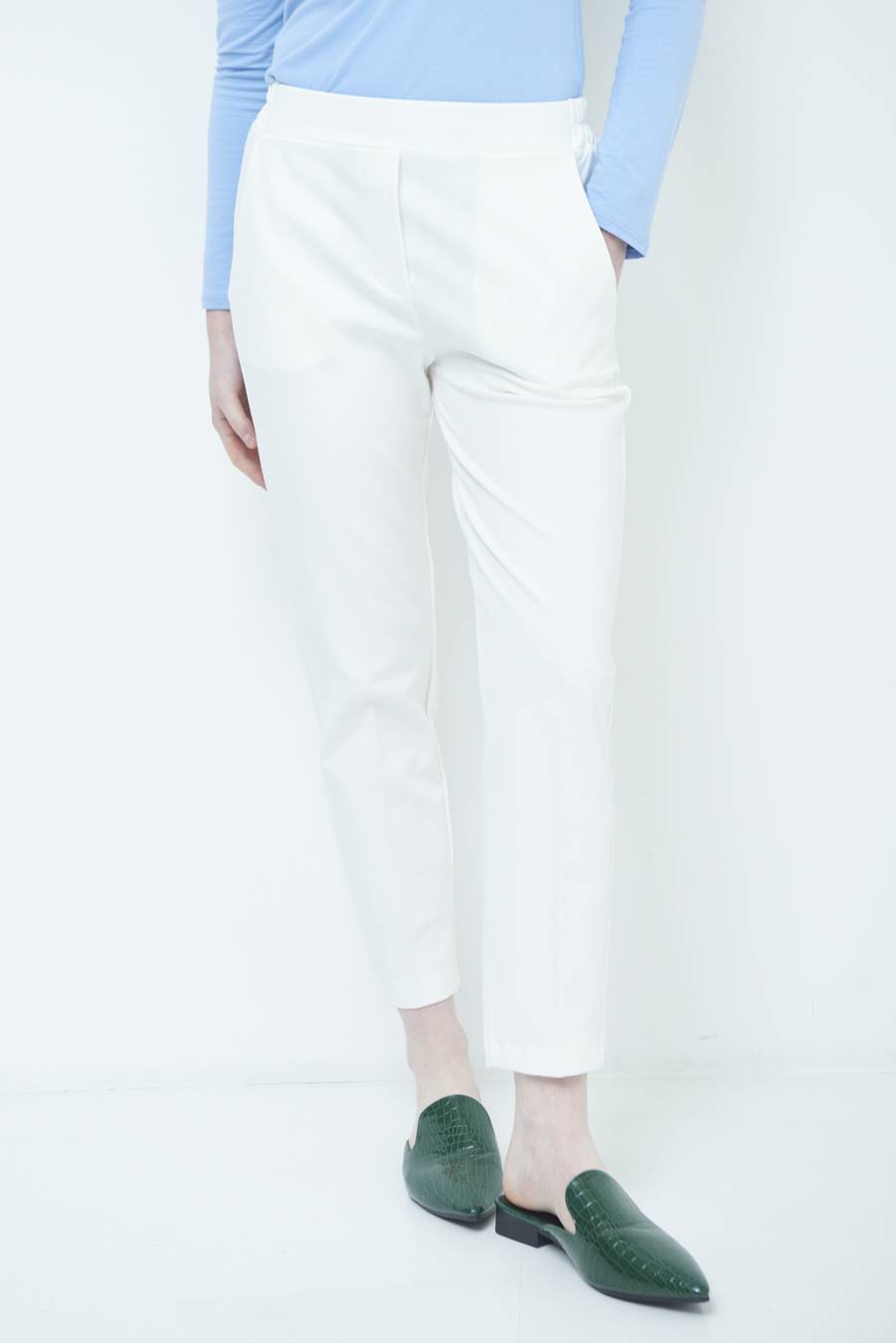 Kikisix PANTALONE SIGARETTA BURRO Offerta migliore