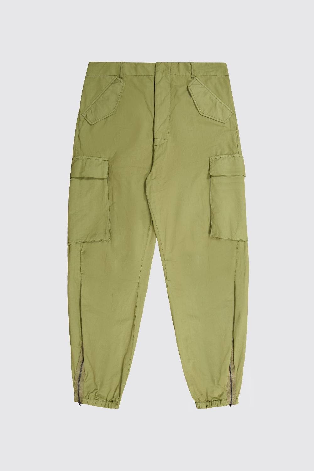 Laneus Laneus military green pantaloni cargo Fino Al -60%