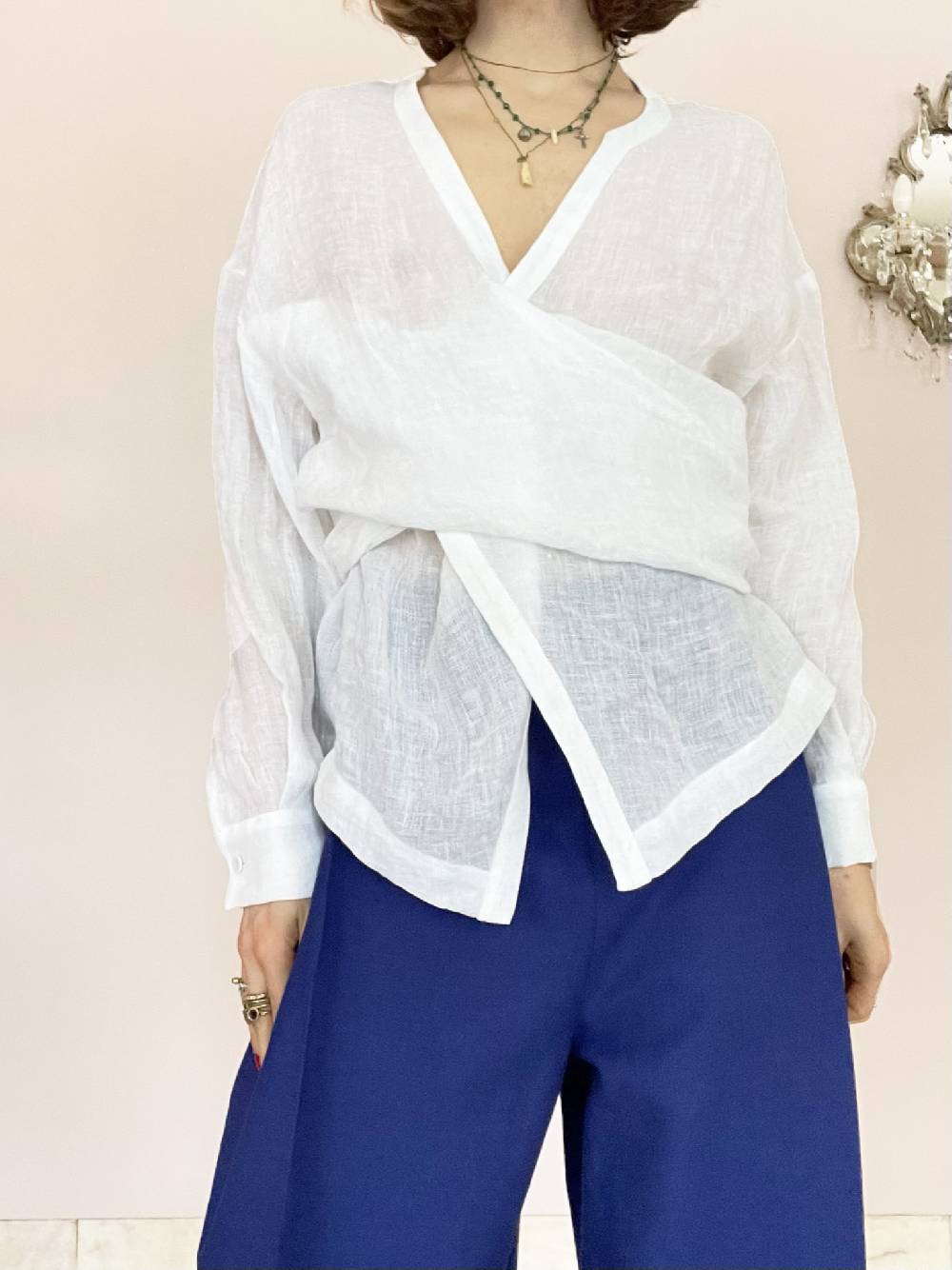 Laviniaturra Camicia con fascia Vendita Calda