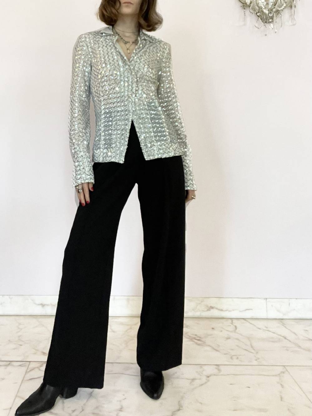 Laviniaturra Camicia paillettes Vendita Economica