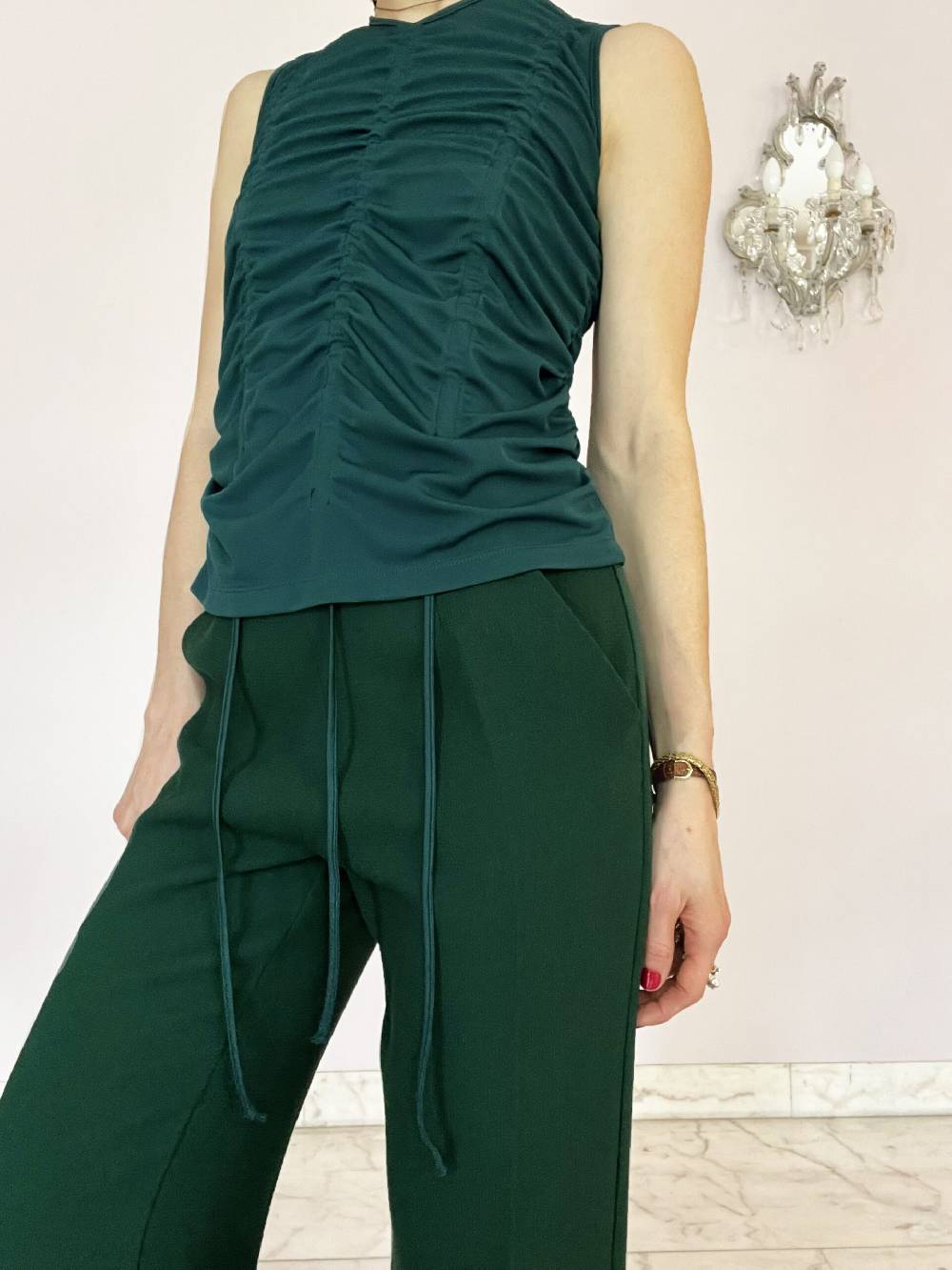 Laviniaturra Top con drappeggio Promozione