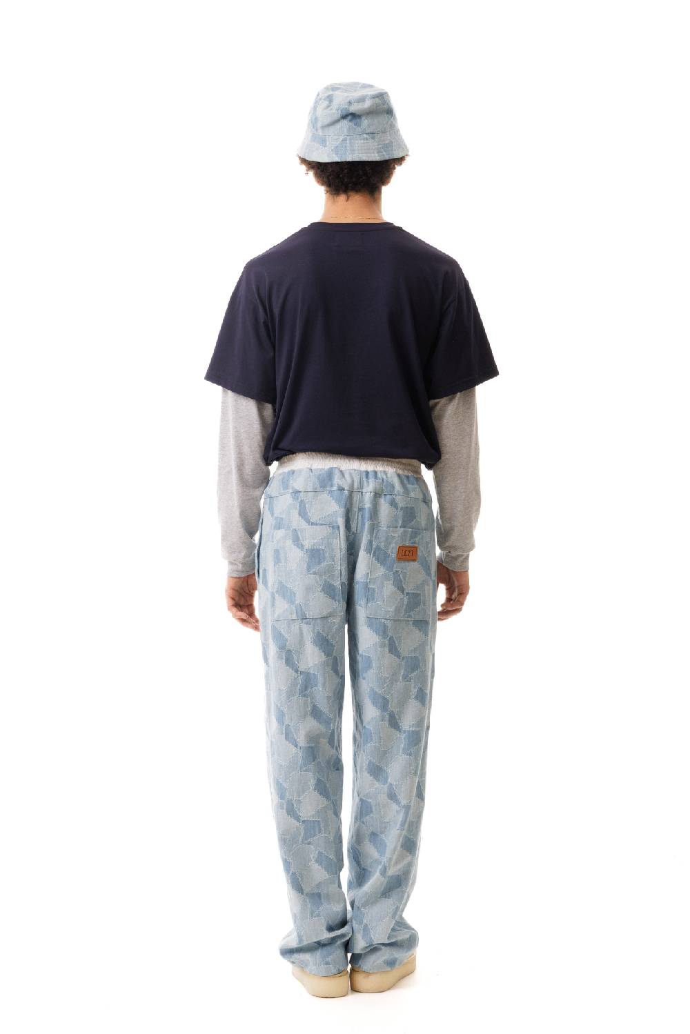 Lc23 Patchwork Denim Pants Affare Del Giorno