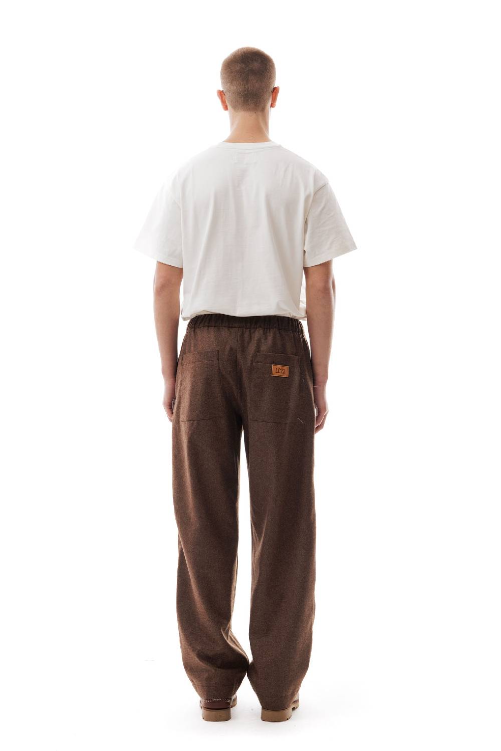 Lc23 WR Wool Pants Brown Fino al 65% di sconto