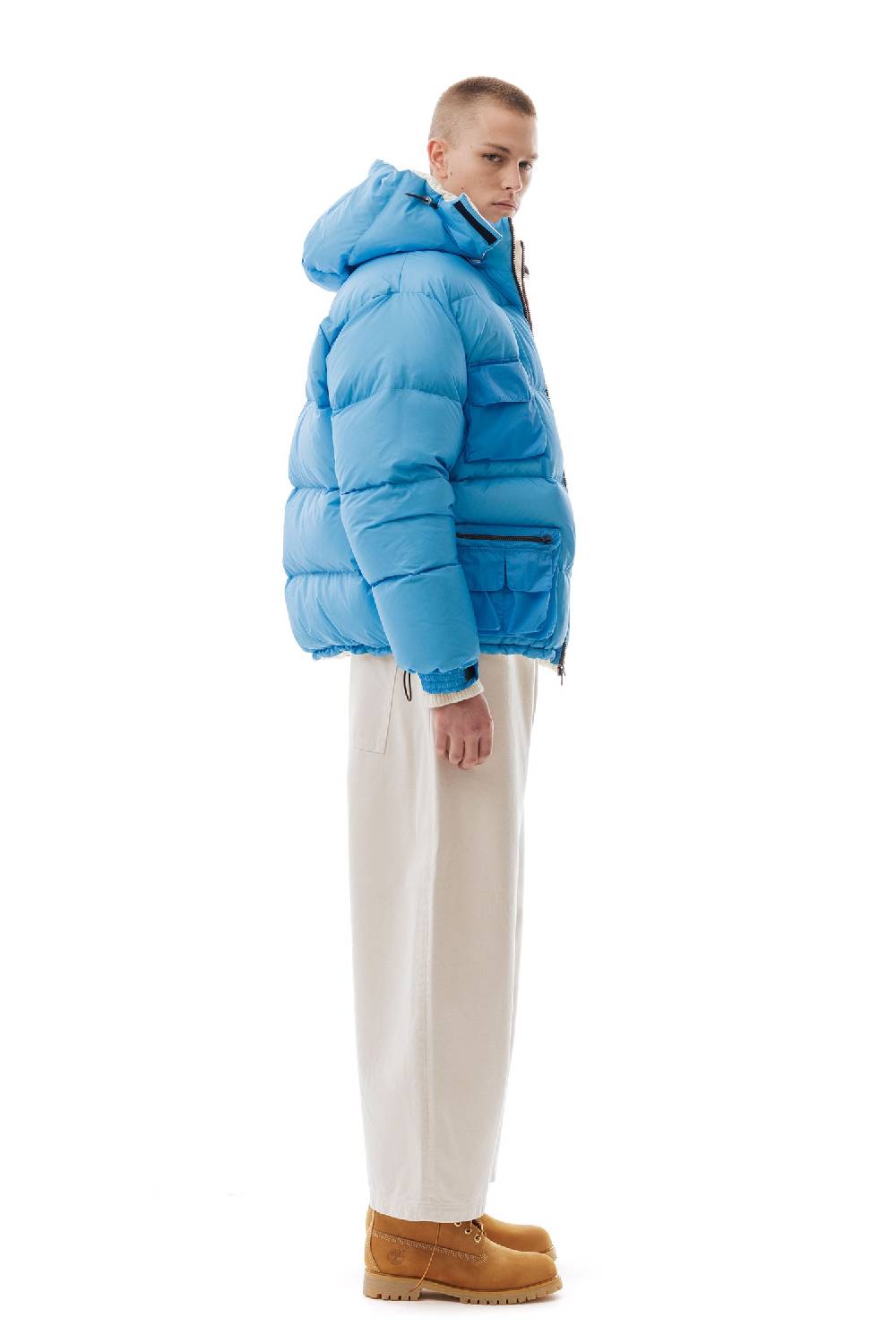 Lc23 Multipocket Down Jacket Blue Duty-free