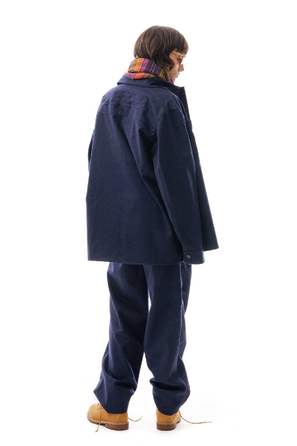 Lc23 WR Wool Overshirt Navy Acquista Ora