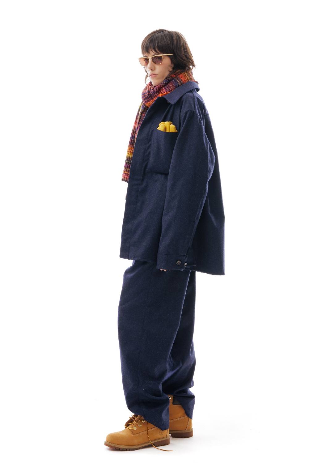 Lc23 WR Wool Overshirt Navy Acquista Ora