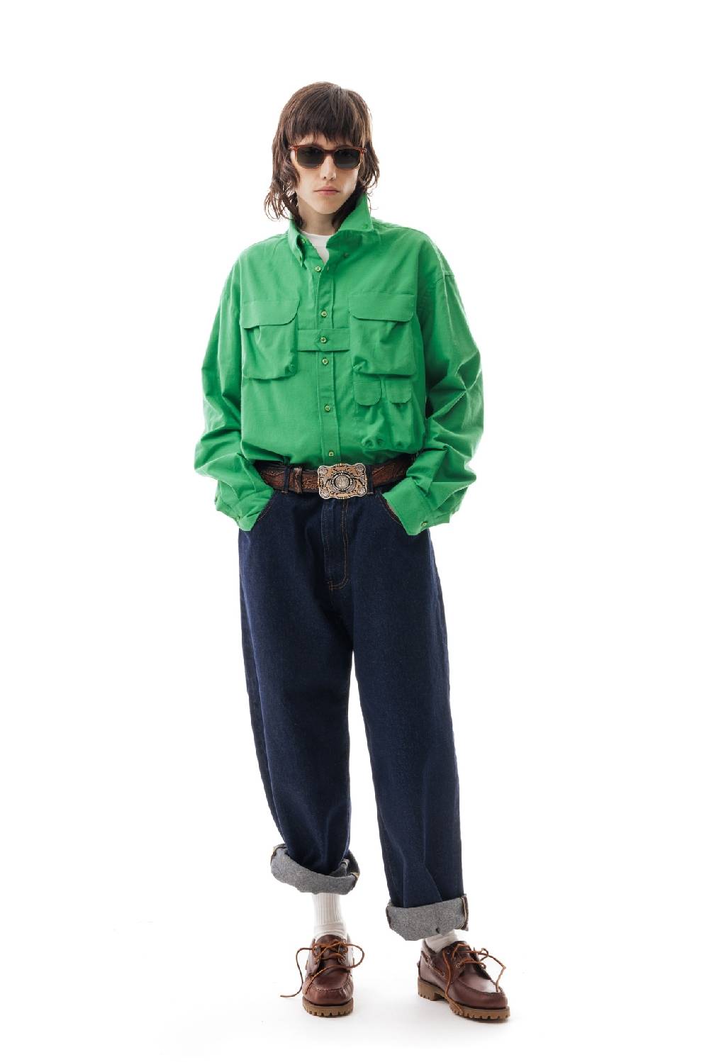 Lc23 Flannel Multipocket Shirt Green Prezzo Ridotto