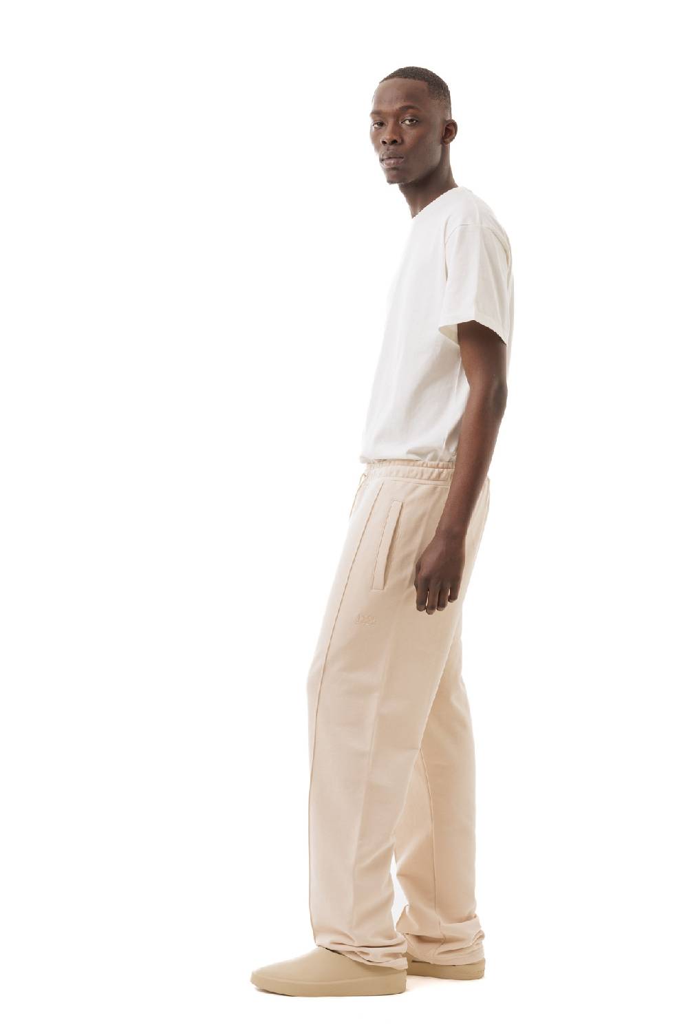 Lc23 Basic Fleece Trousers Beige Vendita Calda