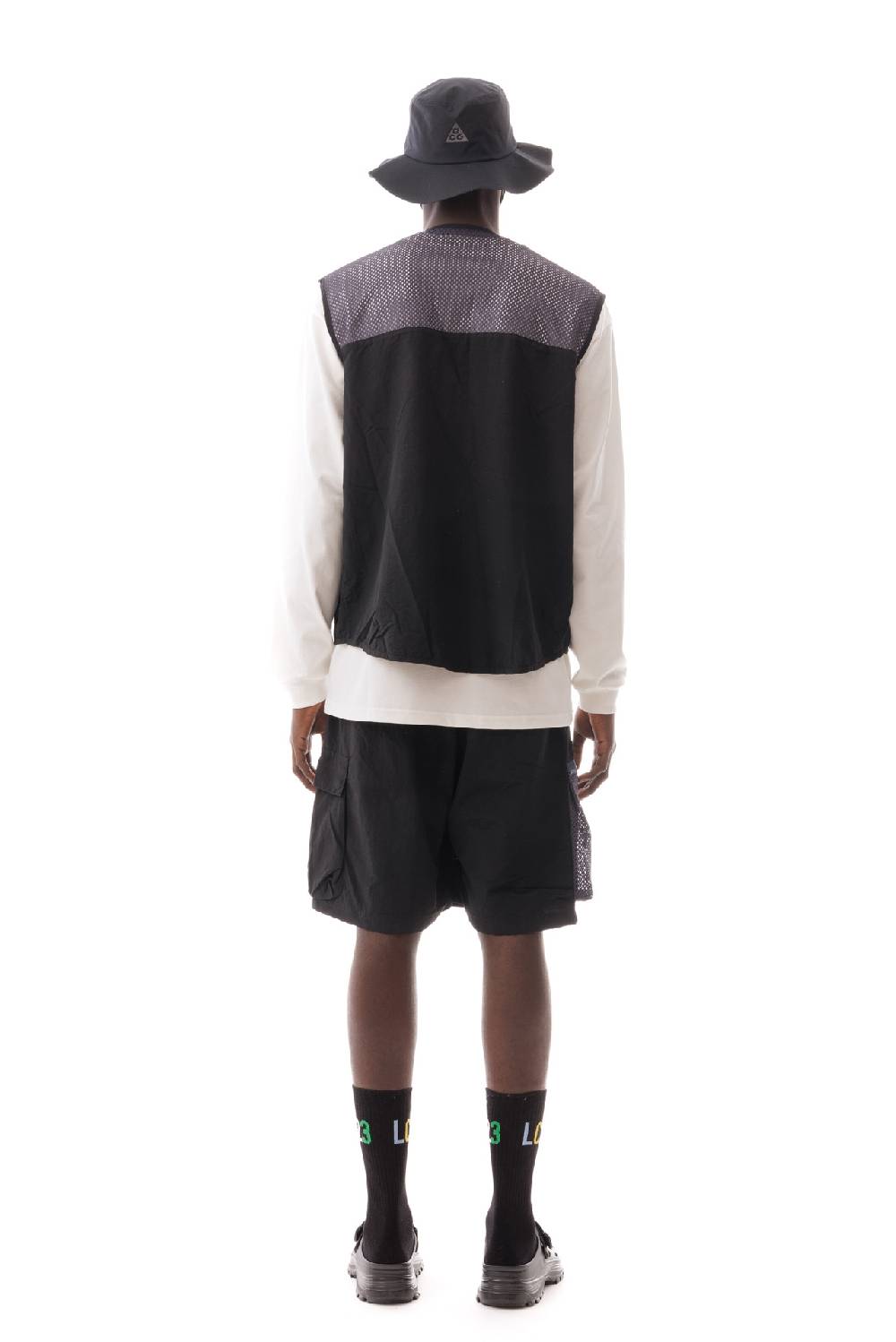 Lc23 Nylon Multipocket Vest Black Negozio online di fabbrica