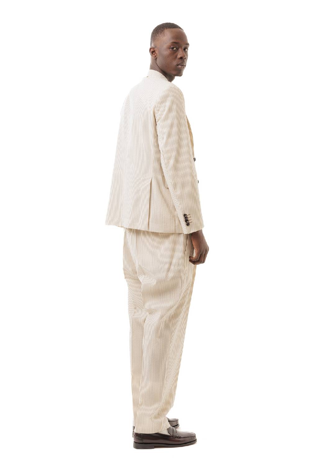 Lc23 Seersucker Stripes Blazer Grande vendita