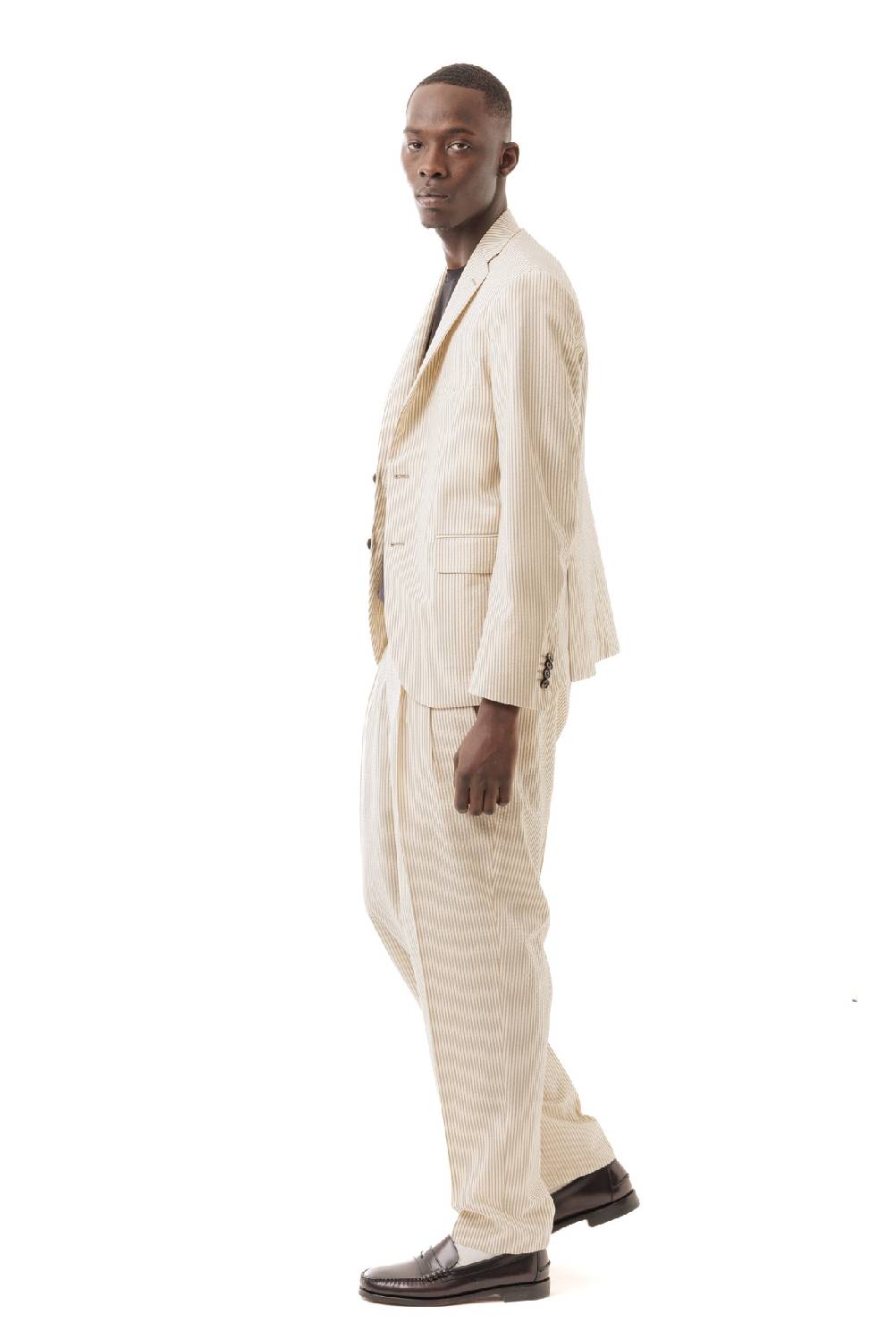 Lc23 Seersucker Stripes Blazer Grande vendita