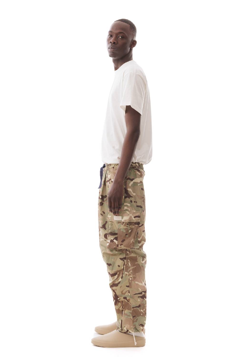 Lc23 Nylon Camo Cargo Pants Vendite stagionali