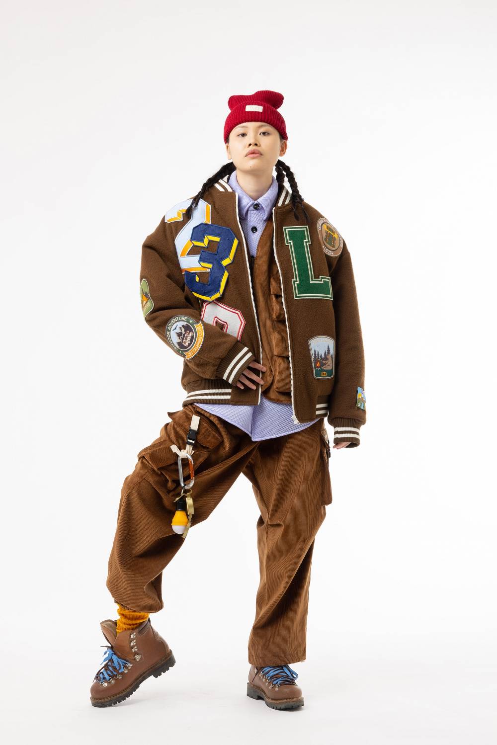 Lc23 Multipatch Varsity Jacket