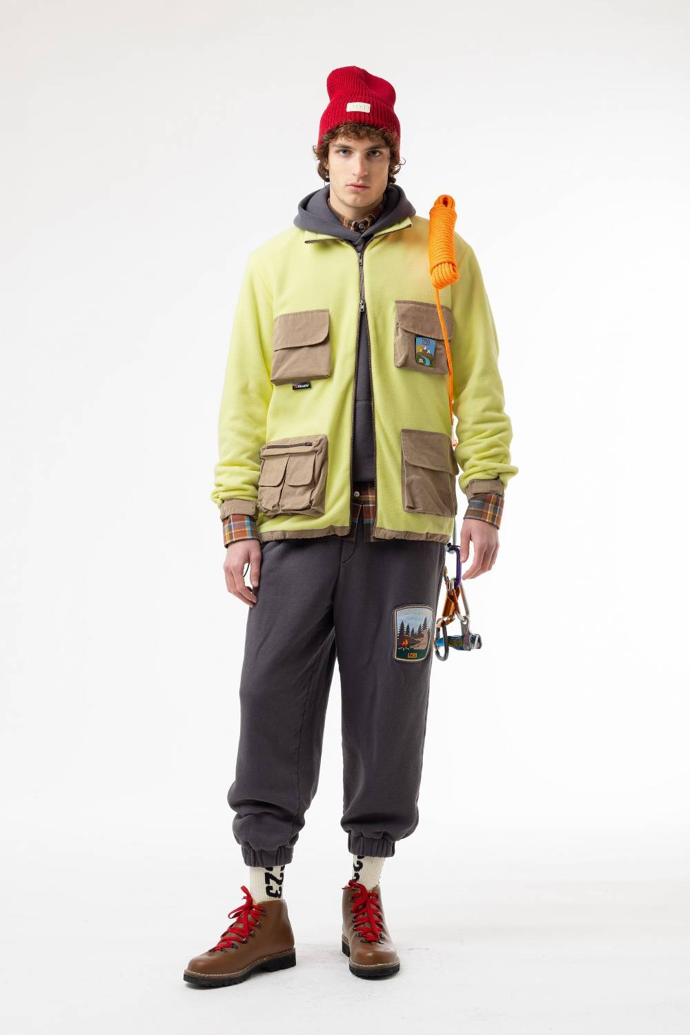 Lc23 Polartec Sherpa Jacket Yellow