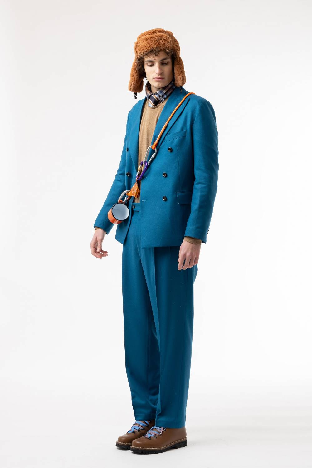 Lc23 Flannel Petrol Blazer