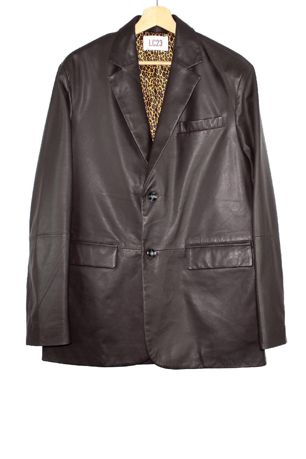 Lc23 Leather Blazer Fino al 60% di sconto