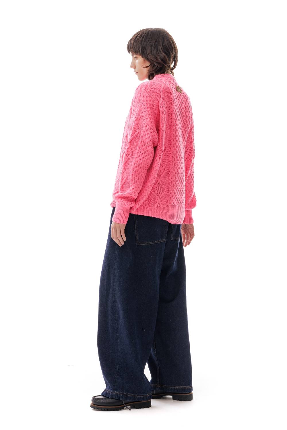 Lc23 Irish Knit Sweater Pink Offerta speciale della fabbrica