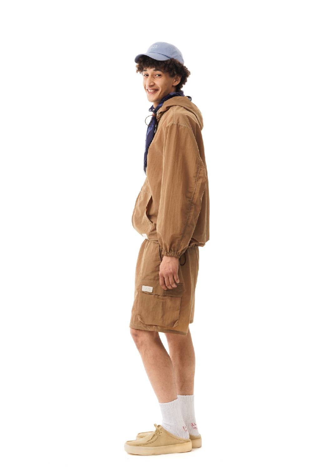 Lc23 Nylon Cargo Shorts Brown Limitato a 3 giorni