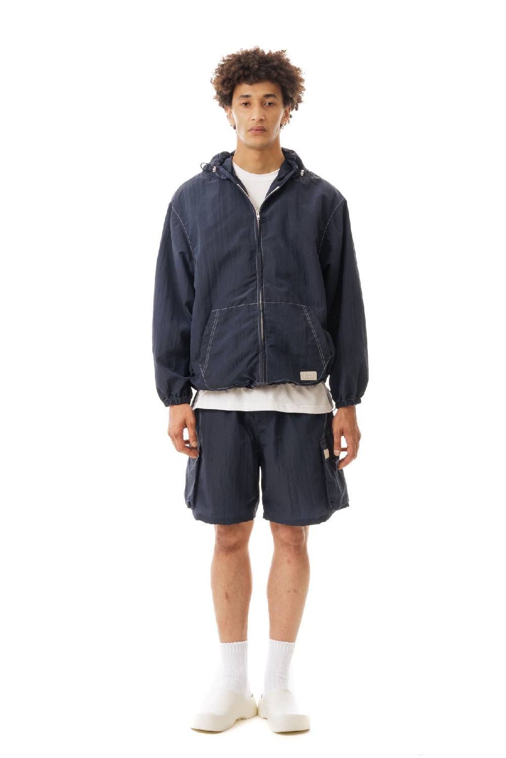 Lc23 Nylon Cargo Shorts Navy