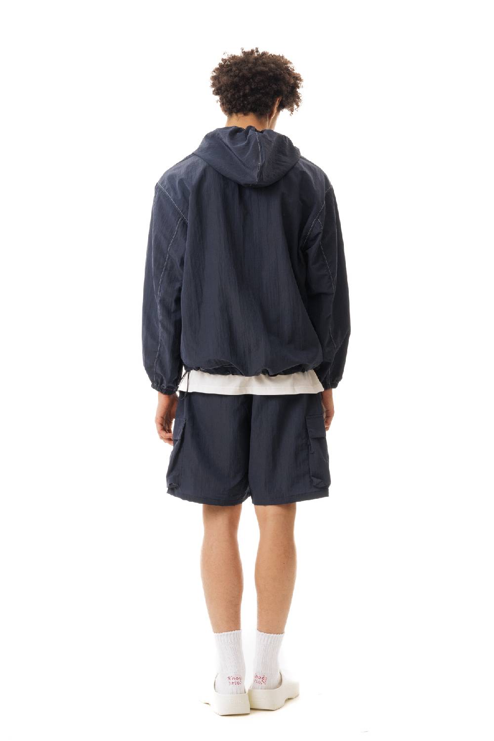 Lc23 Nylon Cargo Shorts Navy Esporta salva