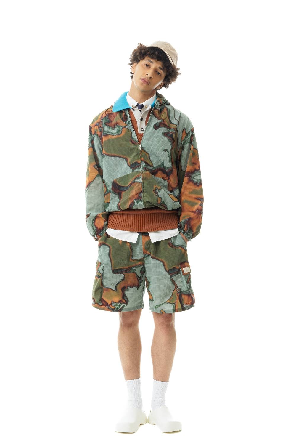 Lc23 Printed Nylon Jacket