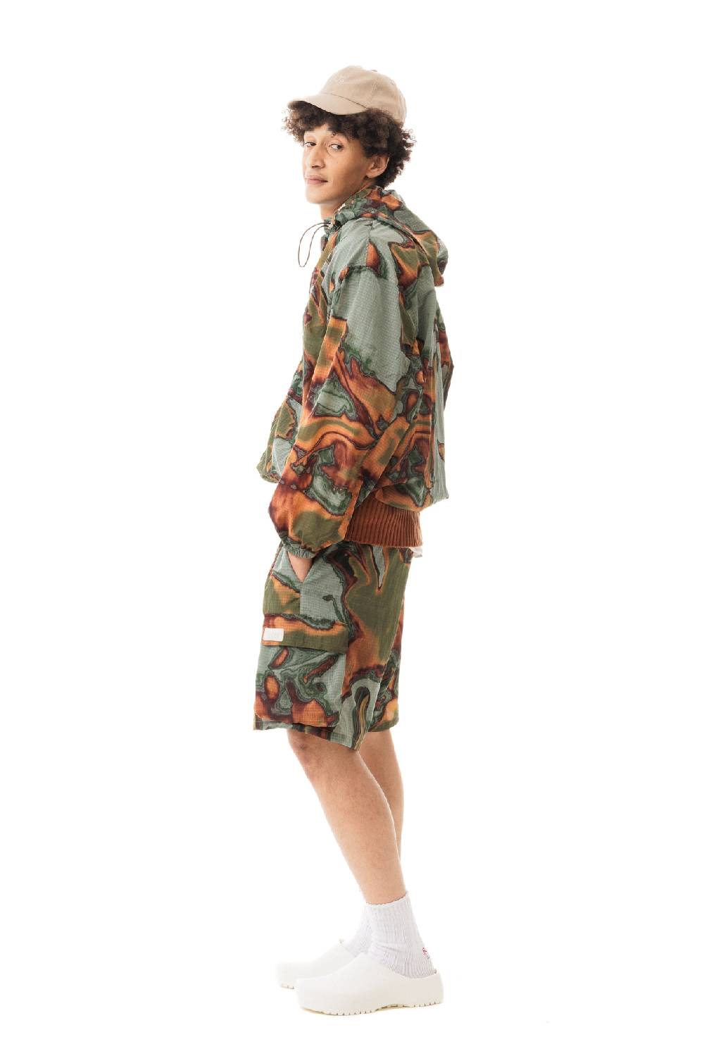 Lc23 Printed Nylon Jacket Sconti questo mese