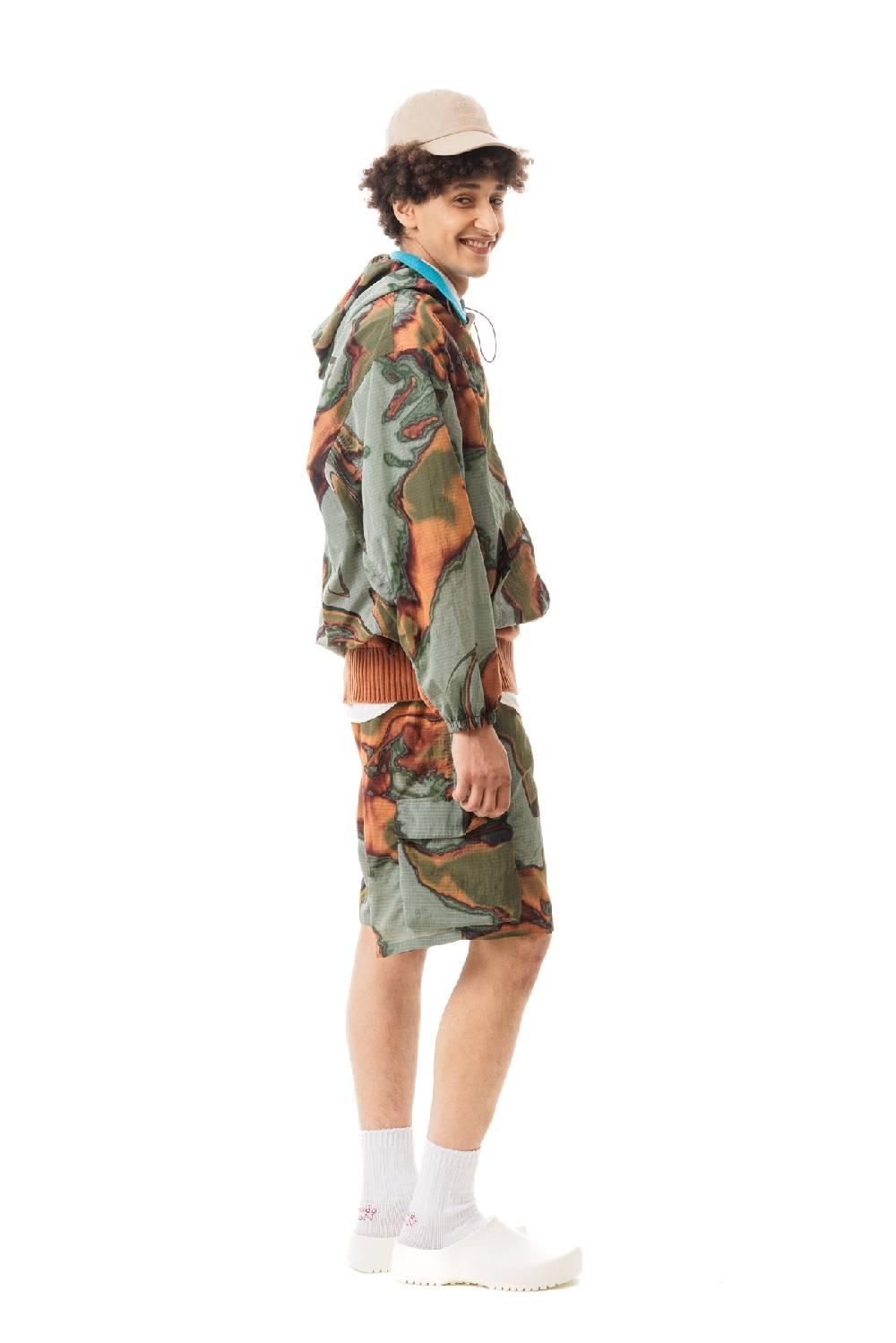 Lc23 Printed Nylon Jacket Sconti questo mese