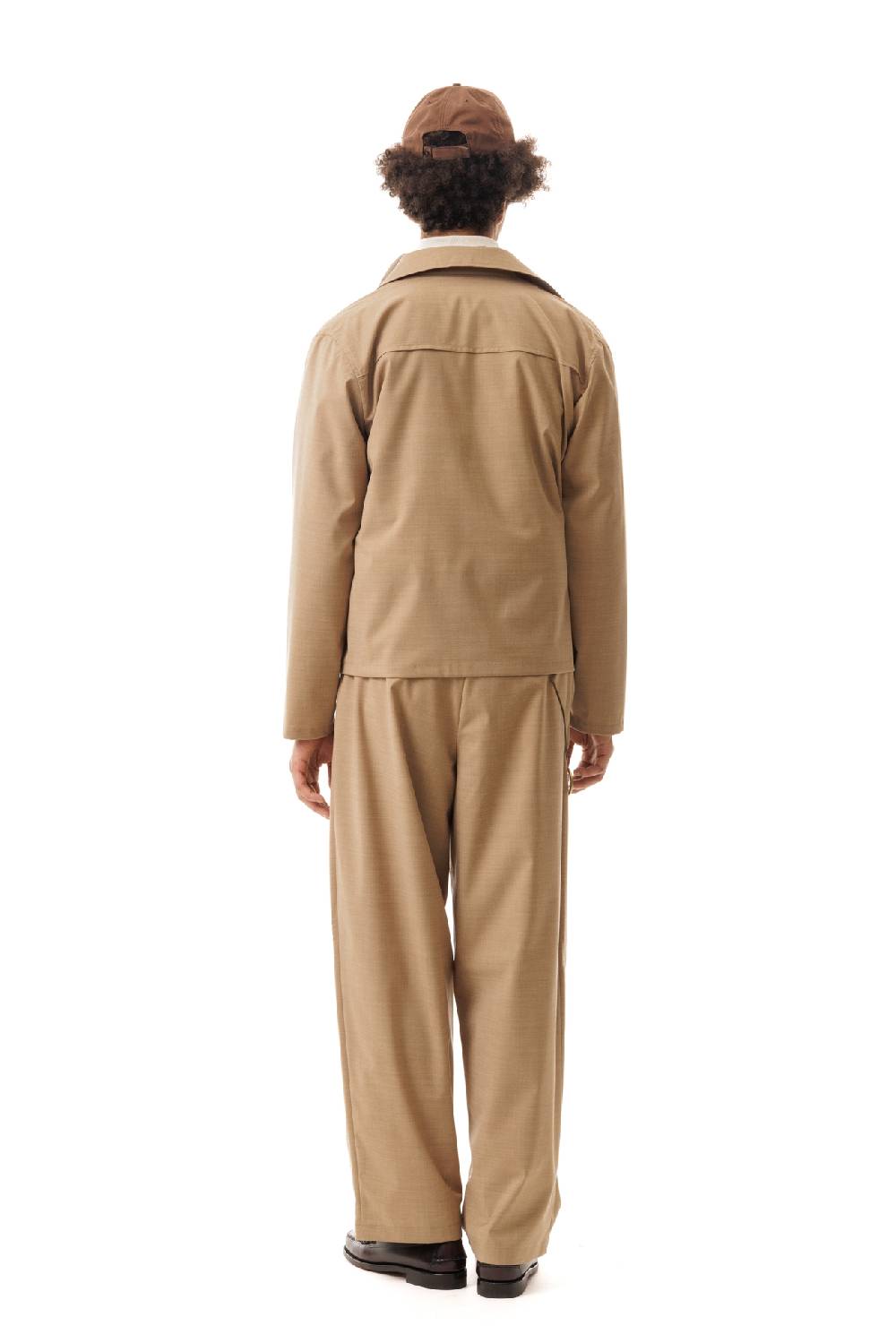 Lc23 Nylon-Wool Overshirt Camel Qualità Garantita